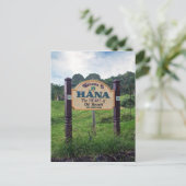 Willkommen in Hana Postkarte (Stehend Vorderseite)