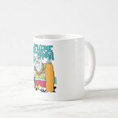 Willkommen in Hawaii Kaffeetasse (VorderseiteRechts)