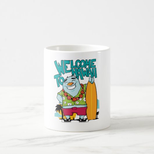 Willkommen in Hawaii Kaffeetasse (Mittel)