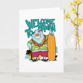 Willkommen in Hawaii Karte (Gelbe Blume)