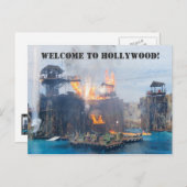 Willkommen in Hollywood Postcard! Postkarte (Vorne/Hinten)
