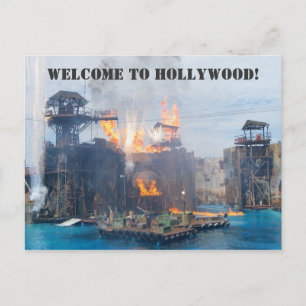 Willkommen in Hollywood Postcard! Postkarte