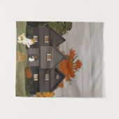 Willkommen in Ihrem Spuk Haus Wandteppich (Vorderseite (Horizontal))