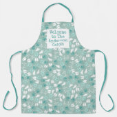 Willkommen in Ihrer Hütte, in der wilde Dinge umhe Schürze (Vorderseite)