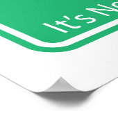 Willkommen in Illinois Poster (Ecke)