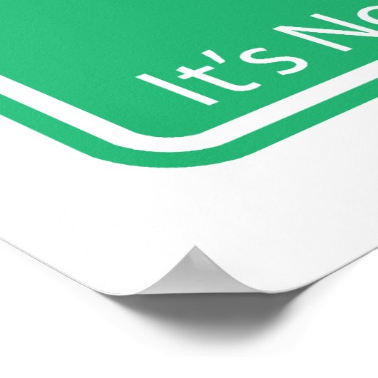 Willkommen in Illinois Poster (Ecke)