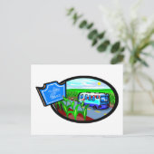 Willkommen in Iowa Postkarte (Stehend Vorderseite)