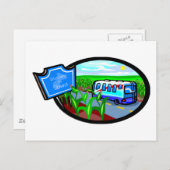 Willkommen in Iowa Postkarte (Vorne/Hinten)