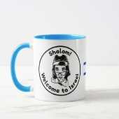 Willkommen in Israel Tasse (Links)
