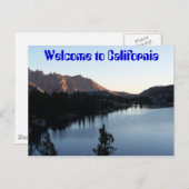 Willkommen in Kalifornien Postkarte (Vorne/Hinten)
