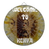 Willkommen in Kenia Dartscheibe (vorne)