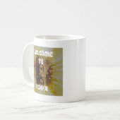 Willkommen in Kenia Kaffeetasse (Vorderseite Links)