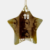 Willkommen in Kenia Keramik Ornament (Rechts)