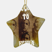 Willkommen in Kenia Keramik Ornament (Links)