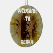 Willkommen in Kenia Keramikornament (Rechts)
