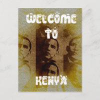 Willkommen in Kenia mit Obama Collage