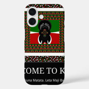 Willkommen in Kenya Hakuna Matata iPhone 16 Hülle