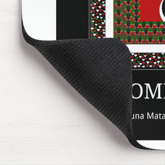 Willkommen in Kenya Hakuna Matata Mousepad (Ecke)