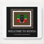 Willkommen in Kenya Hakuna Matata Mousepad (Vorne)