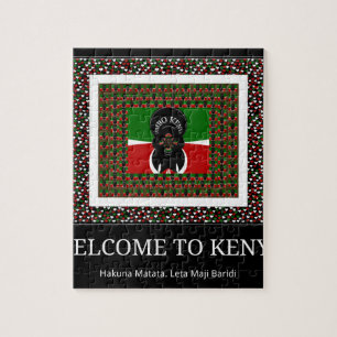 Willkommen in Kenya Hakuna Matata Puzzle