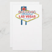 Willkommen in Las Vegas Briefpapier (Vorne/Hinten)