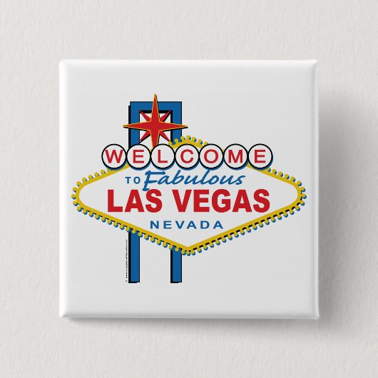 Willkommen in Las-Vegas Button (Vorderseite)