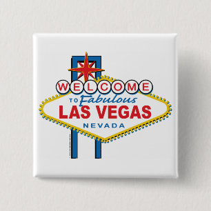 Willkommen in Las-Vegas Button