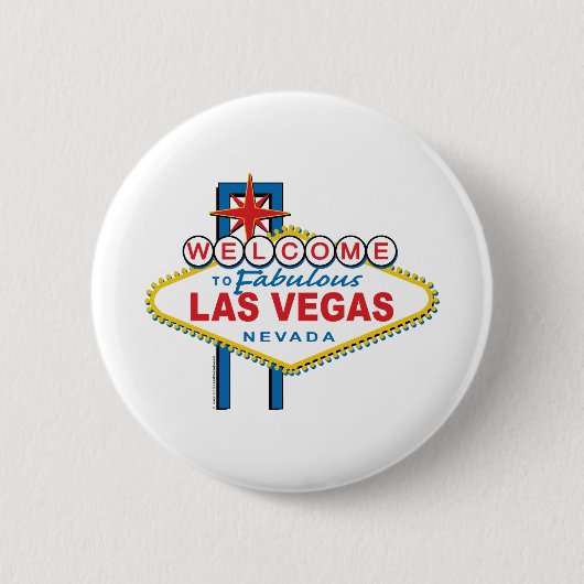 Willkommen in Las-Vegas Button (Vorderseite)