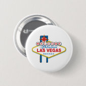 Willkommen in Las-Vegas Button (Vorne & Hinten)