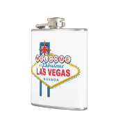 Willkommen in Las-Vegas Flachmann (Links)