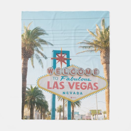 WILLKOMMEN IN LAS VEGAS FLEECEDECKE (Vorderseite)