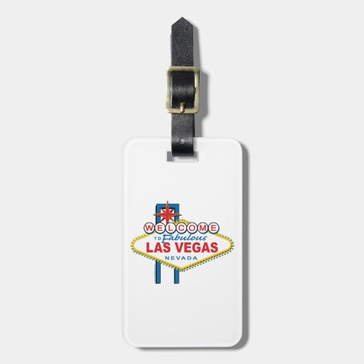 Willkommen in Las-Vegas Gepäckanhänger (Vorderseite vertikal)