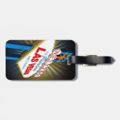 Willkommen in Las Vegas Gepäckanhänger (Rückseite horizontal)