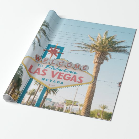 WILLKOMMEN IN LAS VEGAS GESCHENKPAPIER (Ungerollt)