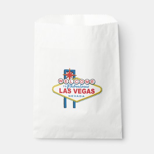 Willkommen in Las-Vegas Geschenktütchen (Vorderseite)