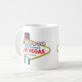 Willkommen in Las Vegas Kaffeetasse (Vorderseite Links)