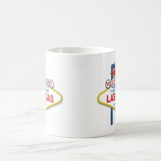 Willkommen in Las-Vegas Kaffeetasse (Mittel)