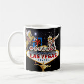 Willkommen in Las Vegas Kaffeetasse (Links)