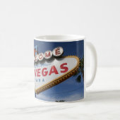 Willkommen in Las Vegas Kaffeetasse (VorderseiteRechts)