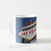 Willkommen in Las Vegas Kaffeetasse (Vorderseite Links)