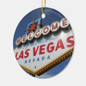 Willkommen in Las Vegas Keramik Ornament (Links)