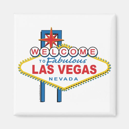 Willkommen in Las-Vegas Magnet (Vorne)