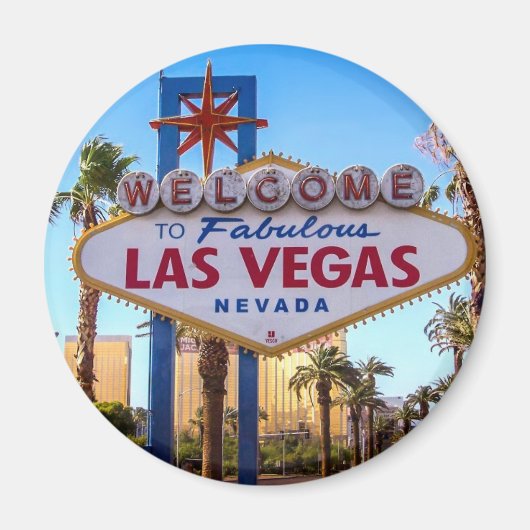 Willkommen in Las Vegas Magnet (Vorne)
