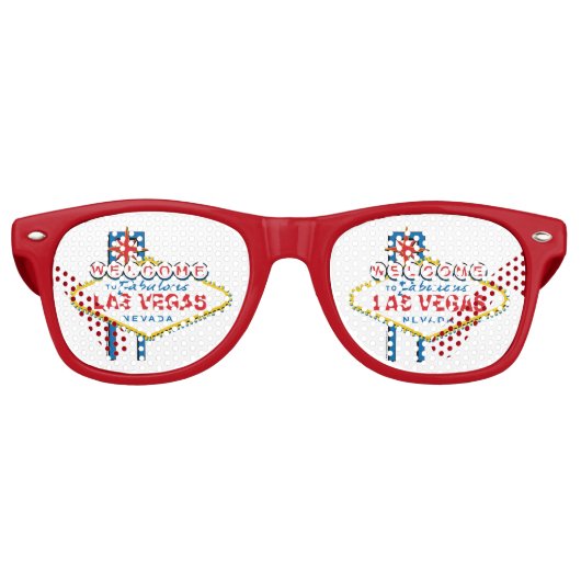 Willkommen in Las-Vegas Partybrille (Vorderseite)