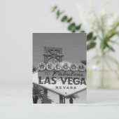 Willkommen in Las Vegas Postkarte (Stehend Vorderseite)