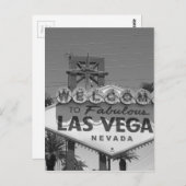 Willkommen in Las Vegas Postkarte (Vorne/Hinten)