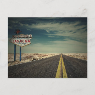 Willkommen in Las Vegas Postkarte