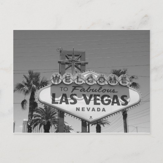 Willkommen in Las Vegas Postkarte (Vorderseite)