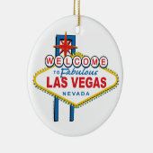Willkommen in Las-Vegas Retro Keramikornament (Rechts)