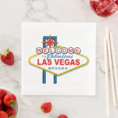Willkommen in Las Vegas Serviette (Beispiel)